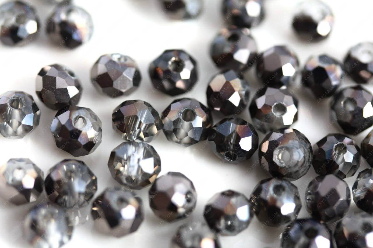 Намистина Рондель Black Diamond